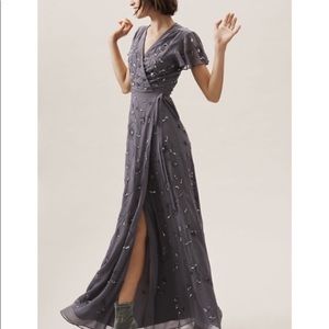 Anthropologie BHLDN Plymouth wrap dress